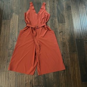 Athleta burnt orange jumpsuit